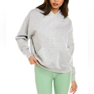 WeWoreWhat Grey Activewear Oversized Hoodie Heather Grey size M